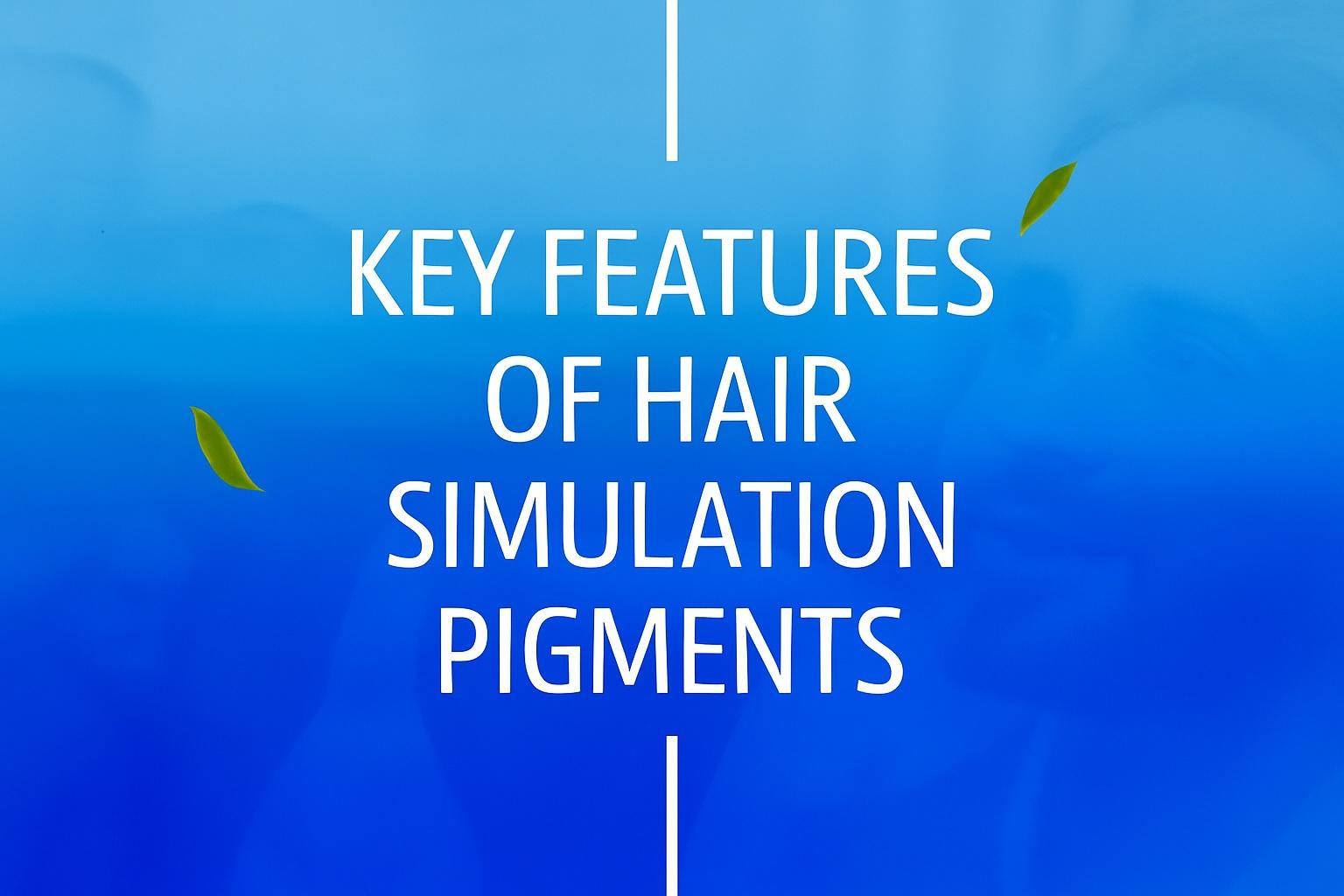 Key Features Of Pigments